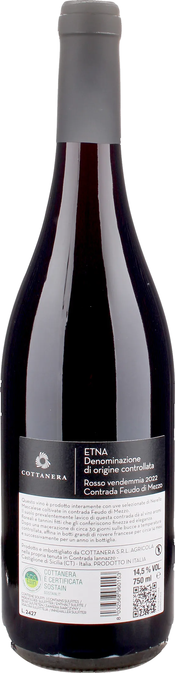 Cottanera Etna Rosso Feudo di Mezzo 2022