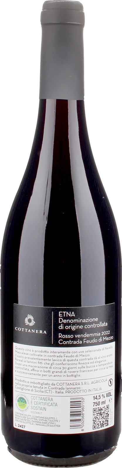 Cottanera Etna Rosso Feudo di Mezzo 2022