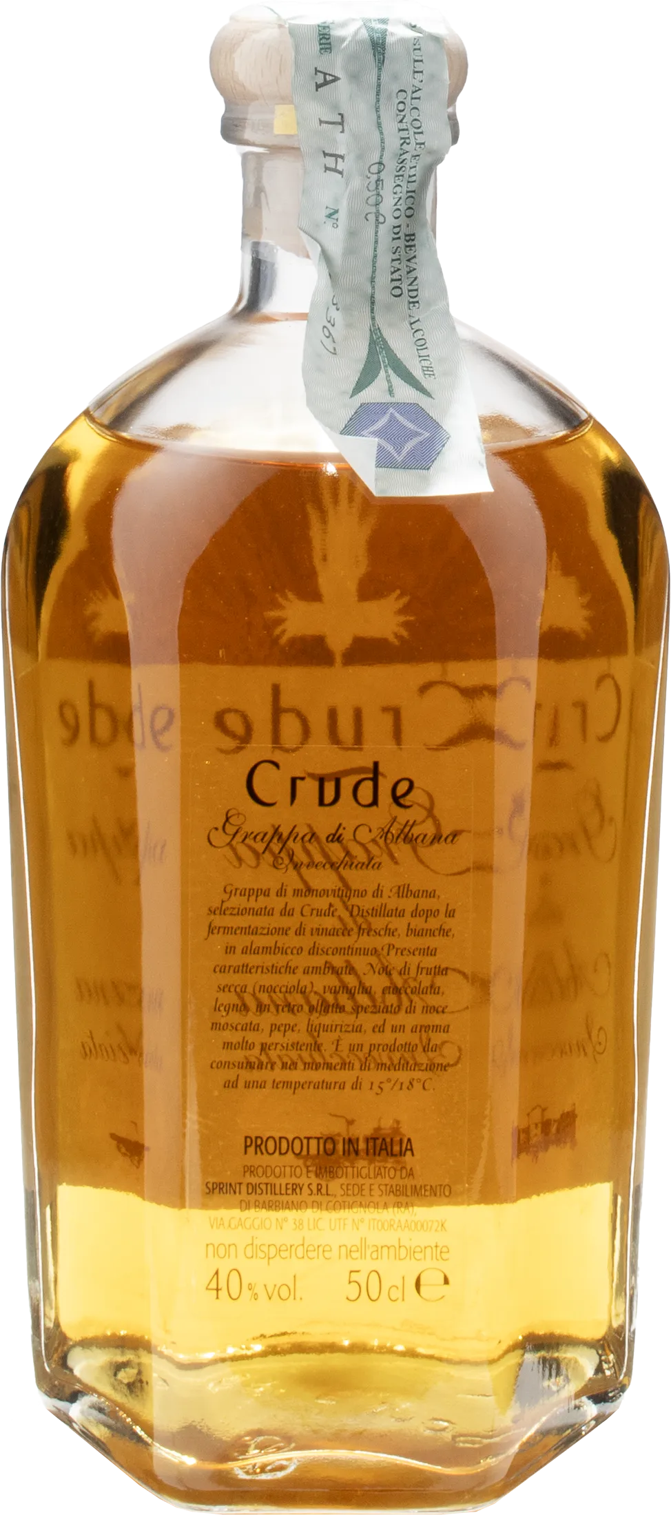 Crude Grappa di Albana Invecchiata 0,5L