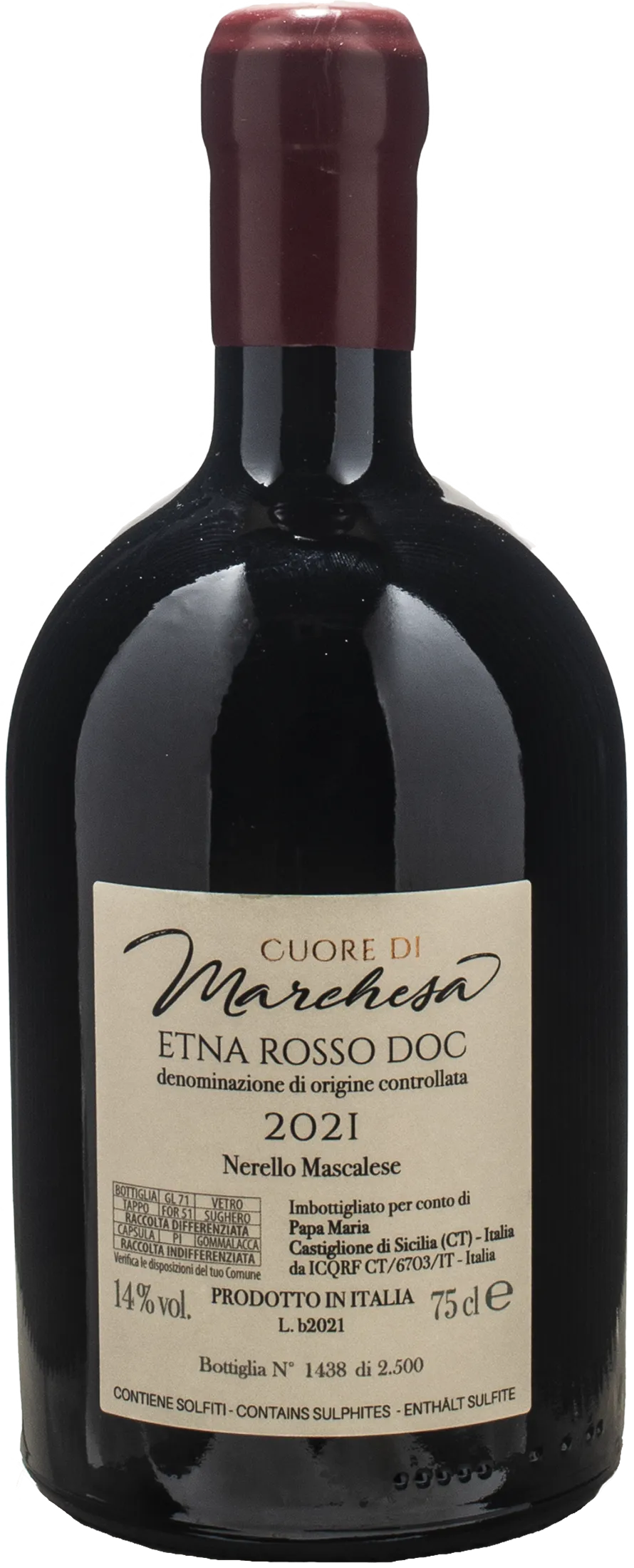 Cuore di Marchesa Etna Rosso 2021