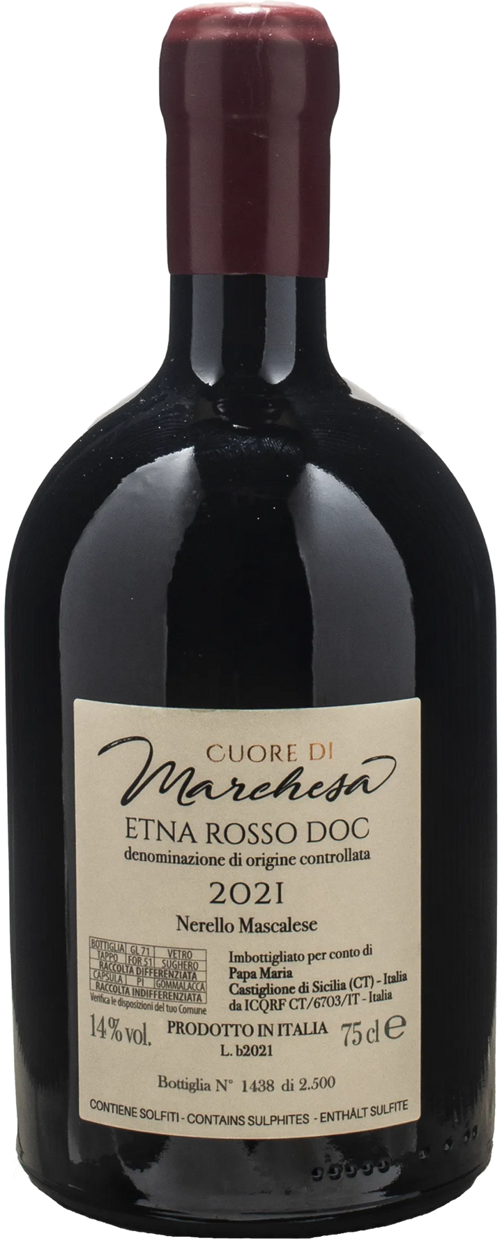 Cuore di Marchesa Etna Rosso 2021