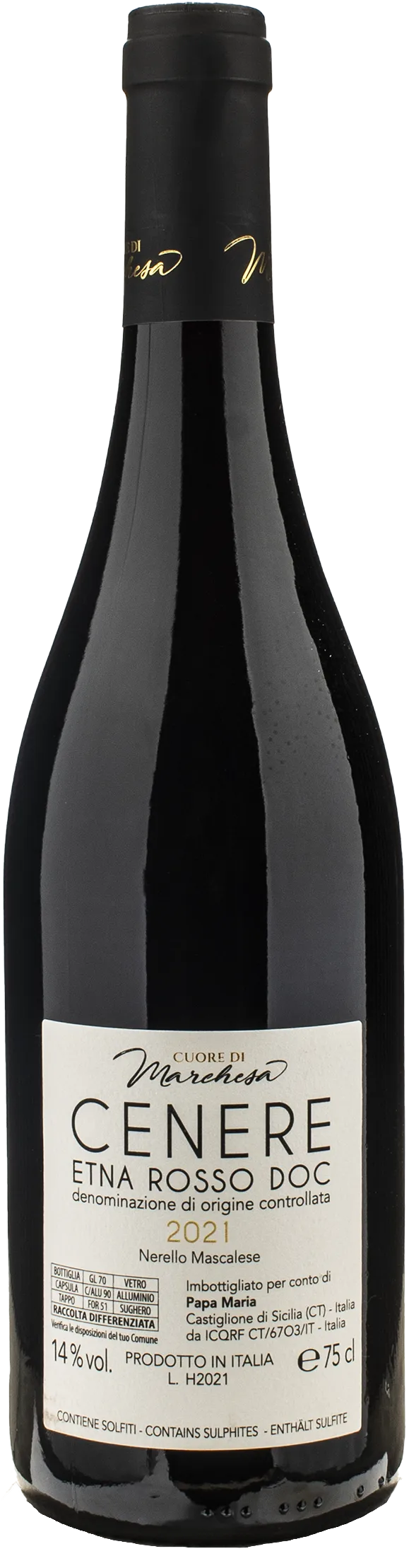 Cuore di Marchesa Etna Rosso Cenere 2021