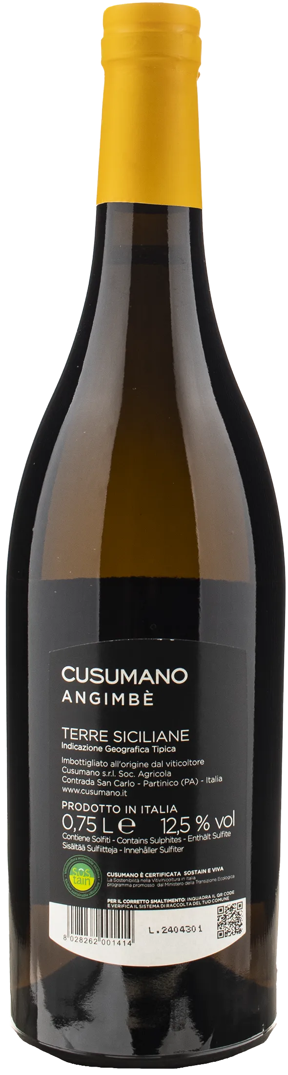 Cusumano Angimbè 2023