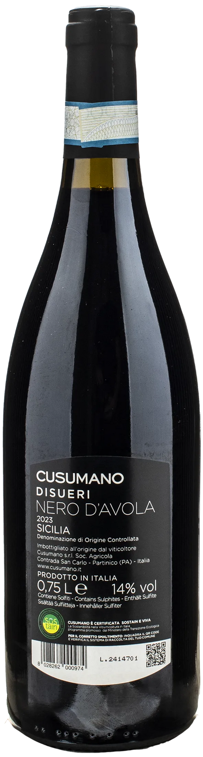 Cusumano Nero d'Avola Disueri 2023
