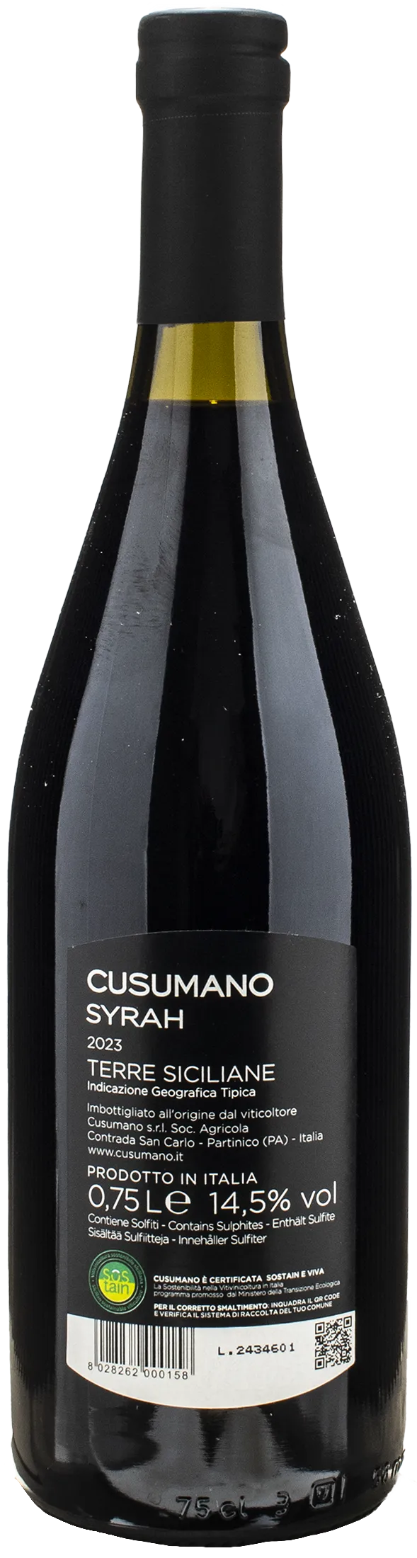 Cusumano Syrah 2023