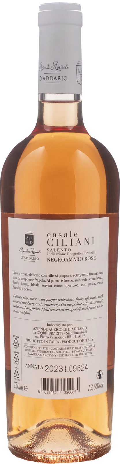D'Addario Negroamaro Rosè Casale Ciliani 2023