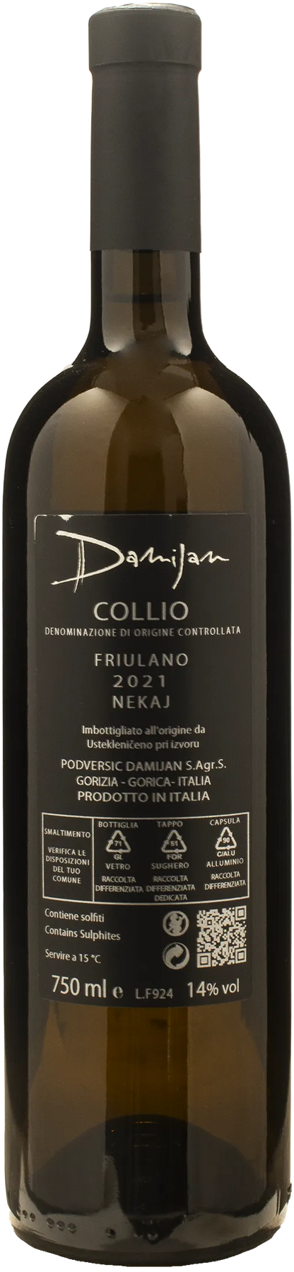 Damijan Podversic Collio Friuliano Bianco Nekaj 2021