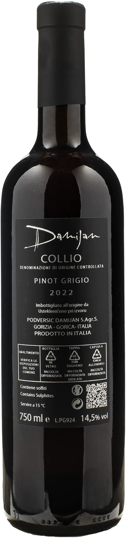 Damijan Podversic Pinot Grigio 2022