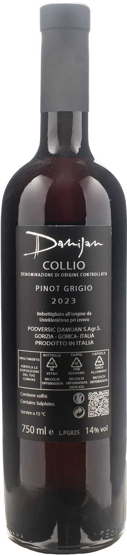 Damijan Podversic Pinot Grigio 2023