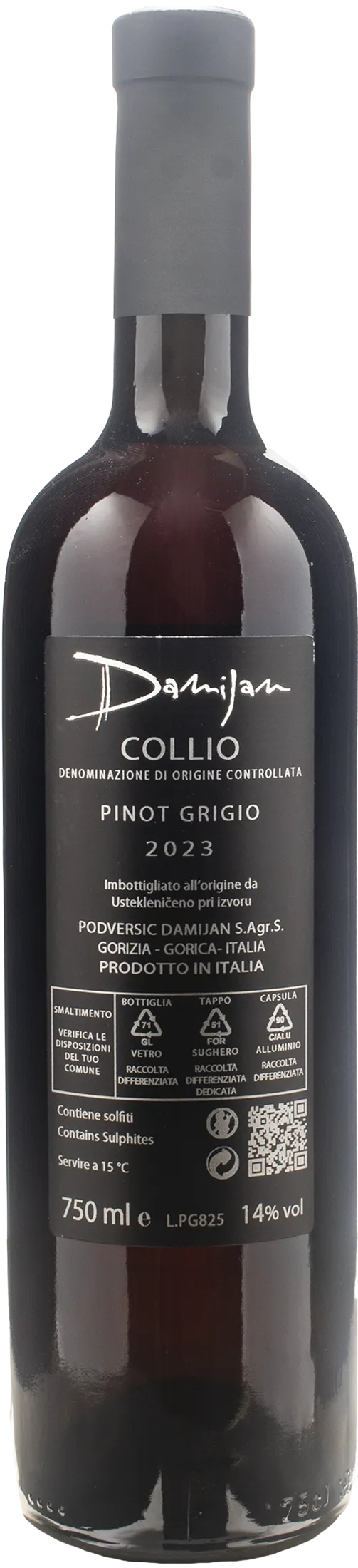 Damijan Podversic Pinot Grigio 2023