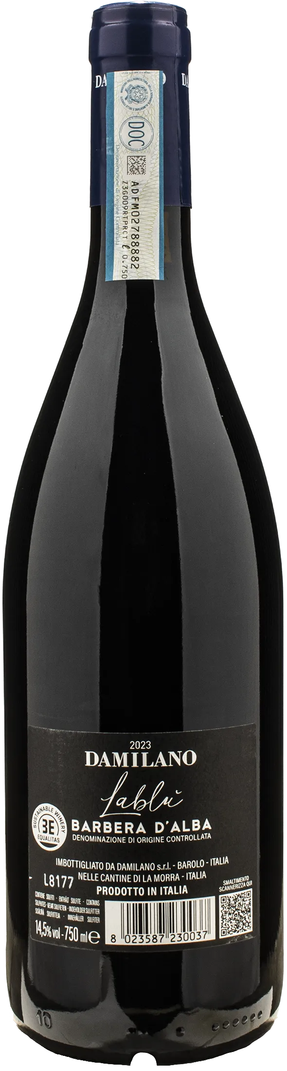 Lablu D Damilano Barbera d'Alba LaBlu 2023 | XtraWine