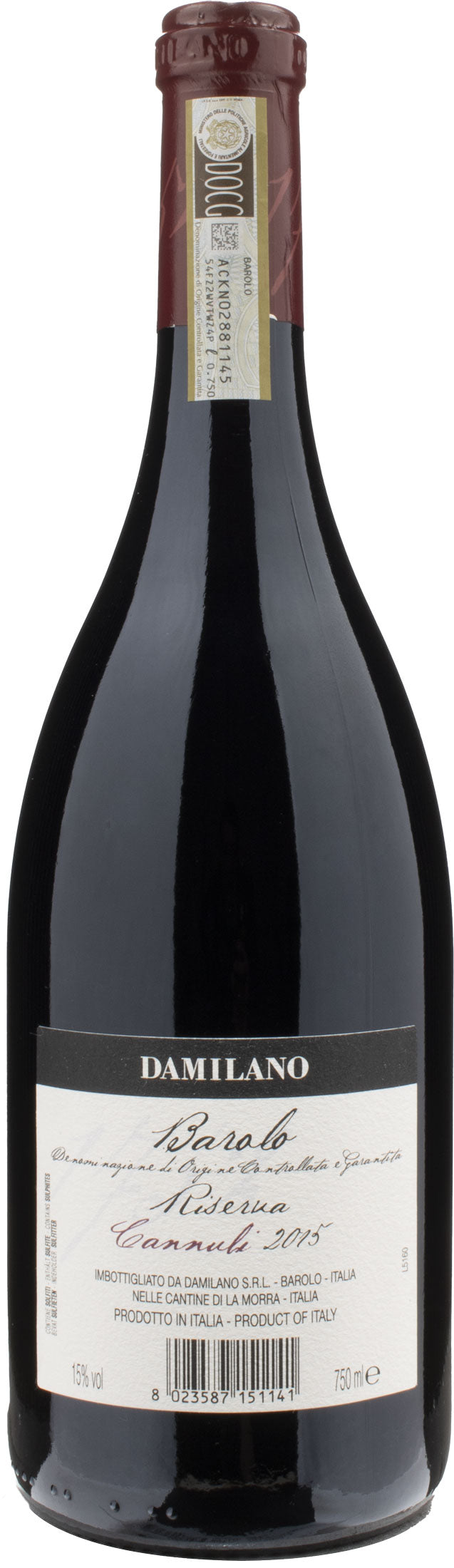 Damilano Barolo Cannubi 1752 Riserva 2015
