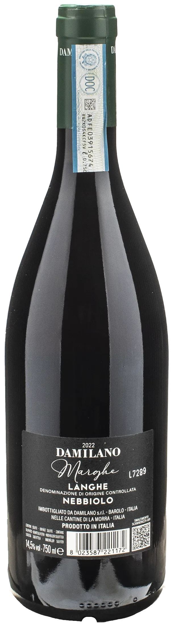 Damilano Langhe Nebbiolo Marghe 2022
