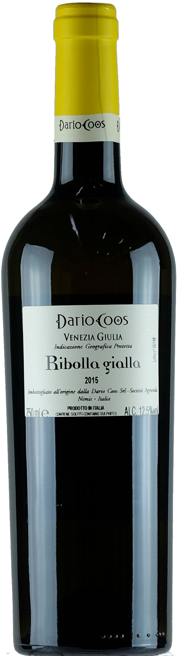 Dario Coos Ribolla Gialla 2015