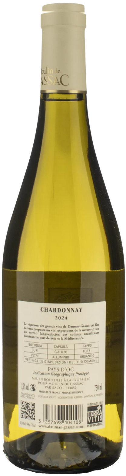 Daumas Gassac Moulin de Gassac Pays D'Oc Chardonnay 2024