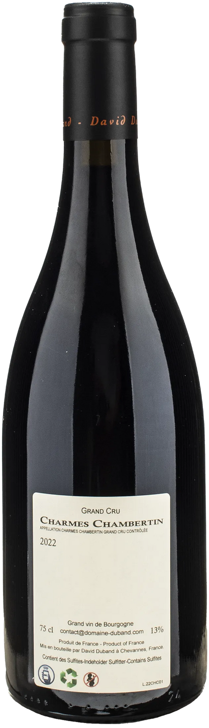 David Duband Charmes Chambertin Grand Cru 2022