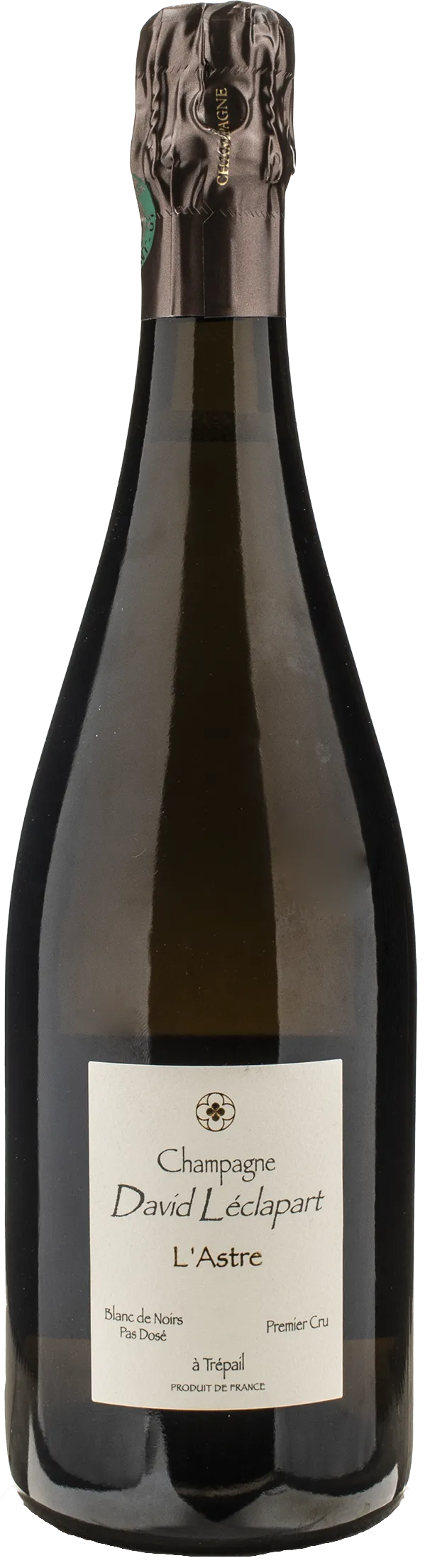 David Leclapart Champagne 1er Cru Blanc De Noirs Pas Dosè L'Astre