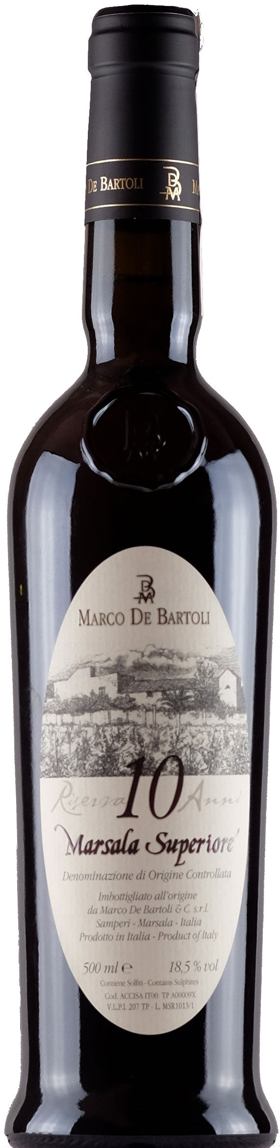 De Bartoli Marsala Superiore Riserva Oro 0.5L 2009