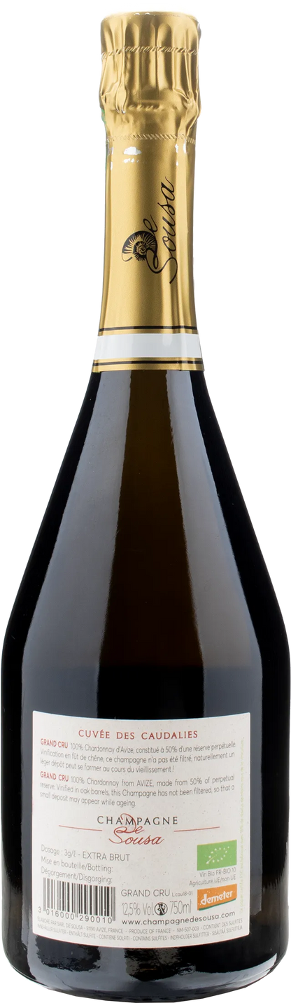 De Sousa Champagne Caudalies Grand Cru Blanc de Blancs Extra Brut 2020