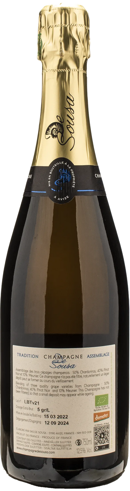 De Sousa Champagne Cuvee Tradition Extra Brut 2021
