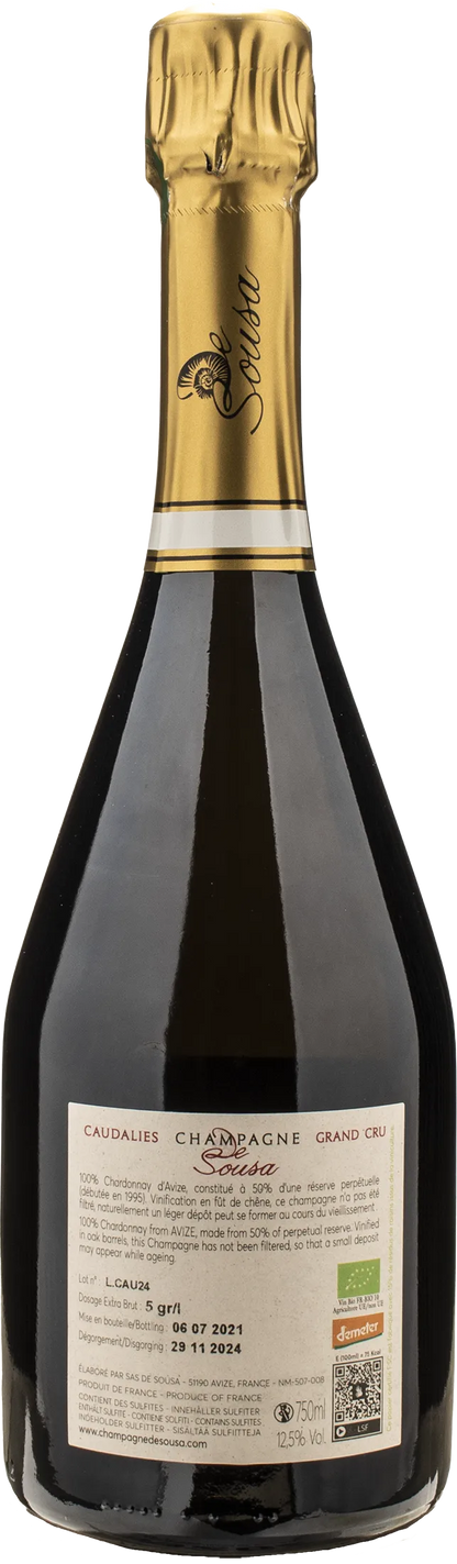 De Sousa Champagne Grand Cru Blanc de Blancs Extra Brut Caudalies