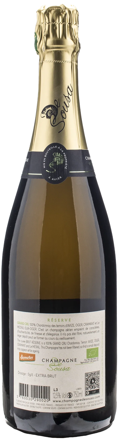 De Sousa Champagne Grand Cru Blanc de Blancs Reserve Extra Brut