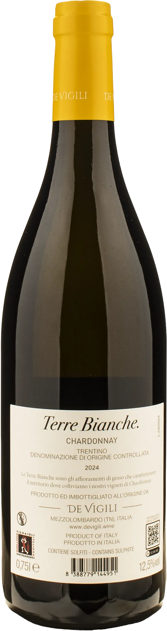 De Vigili Terre Bianche Chardonnay Riserva 2024