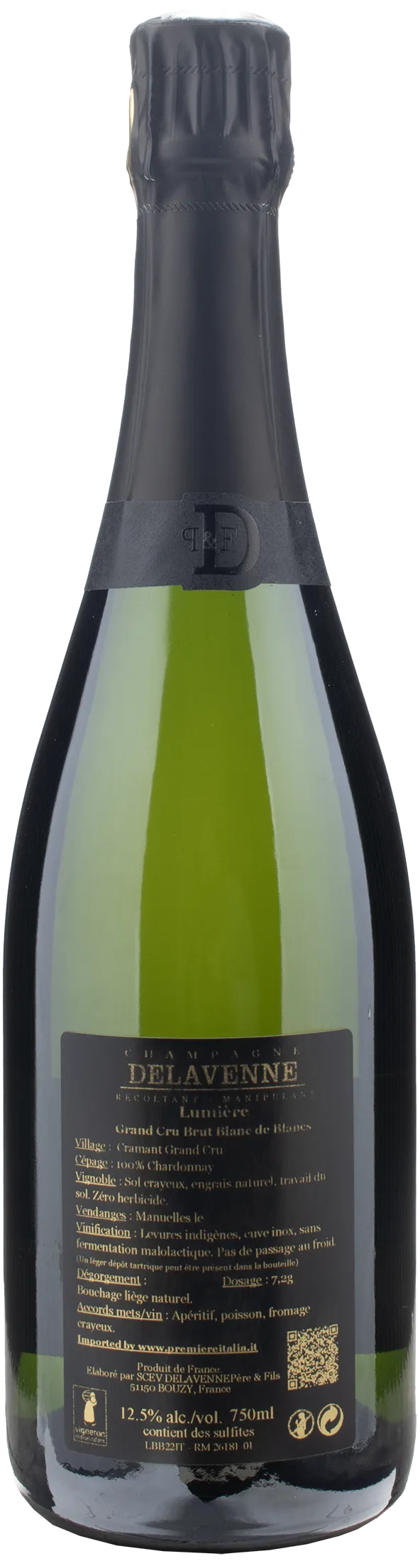 Delavenne Père & Fils Champagne Grand Cru Blanc de Blancs Brut
