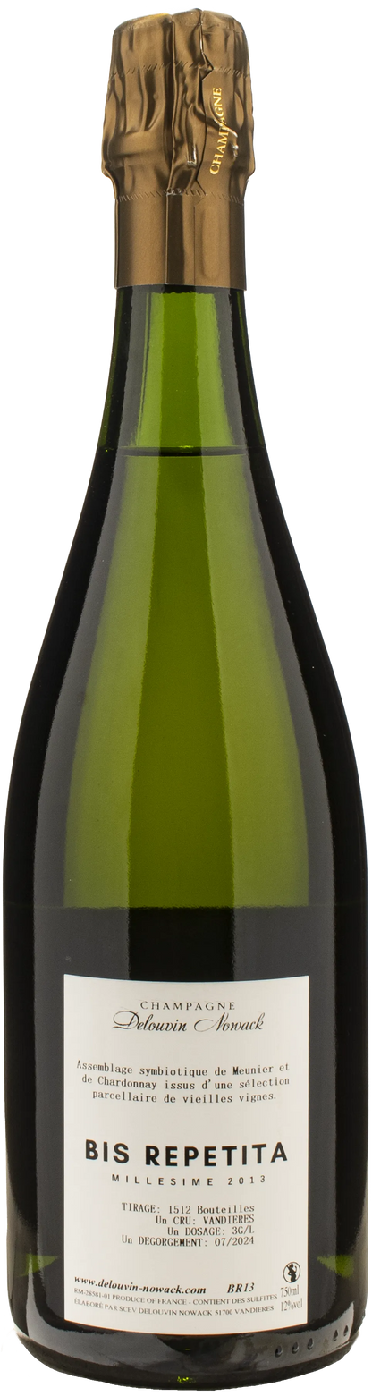 Delouvin Nowack Champagne Bis Repetita Extra Brut Millesime 2013