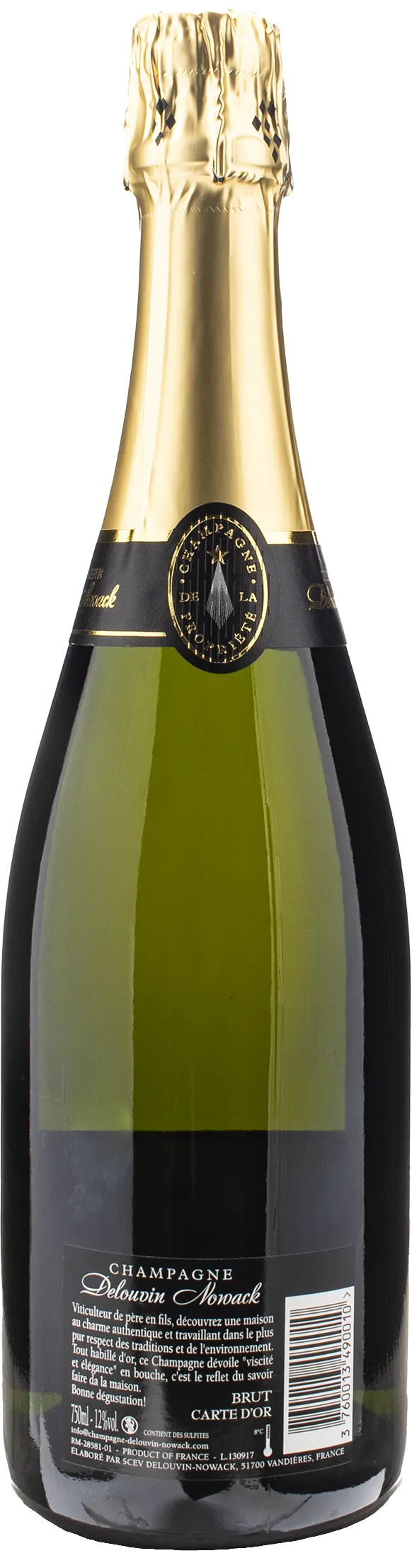 Delouvin Nowack Champagne Vandières Carte d'Or Brut