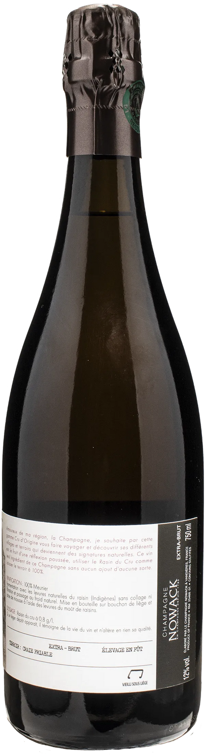 Domaine Nowack Champagne Cru Origine Oeuilly Extra Brut 2017