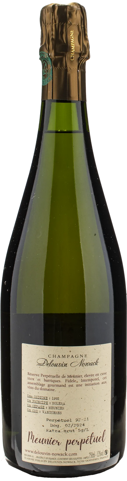 Delouvin Nowack Champagne Meunier Perpetuel Extra Brut