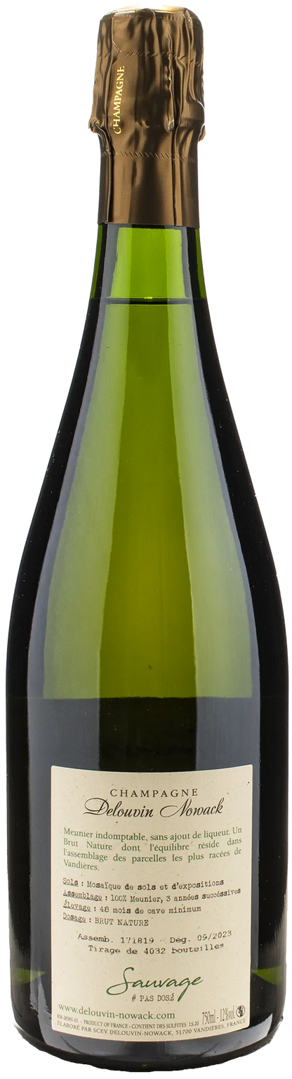 Delouvin Nowack Champagne Sauvage Brut Nature