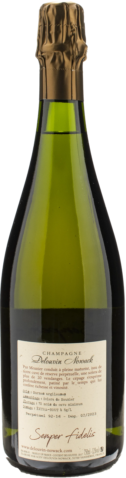 Delouvin Nowack Champagne Semper Fidelis Extra Brut