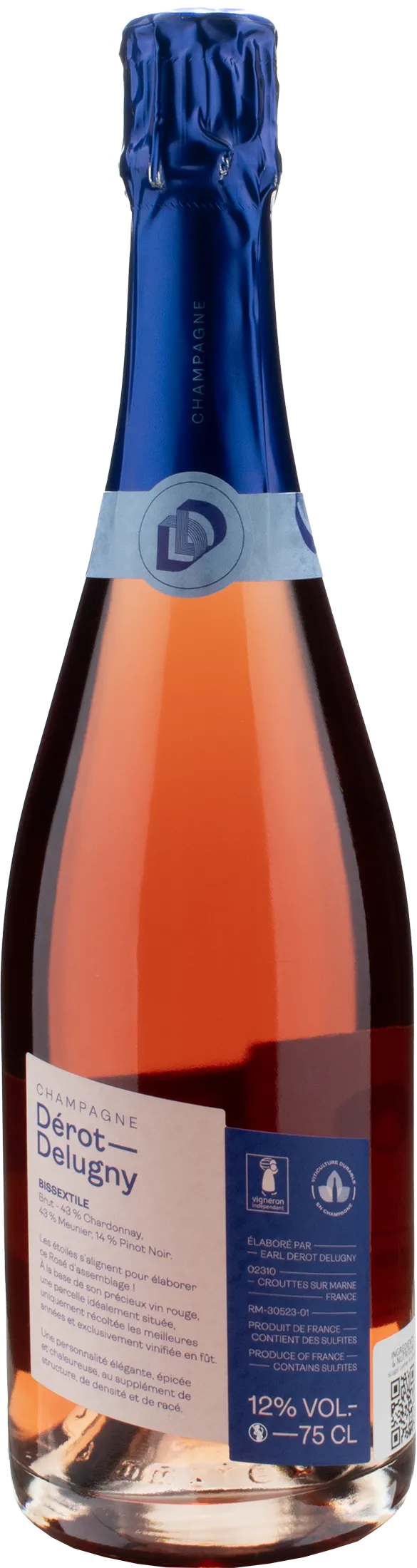 Derot Delugny Champagne Bissextile Brut Rosè