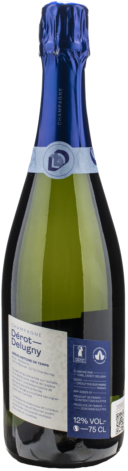 Derot Delugny Champagne Breve Histoire de Temps Brut Millesime 2016
