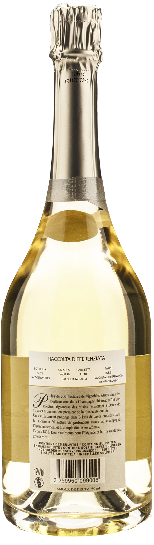 Deutz Champagne Cuvée Amour de Deutz Brut Millesime 2013