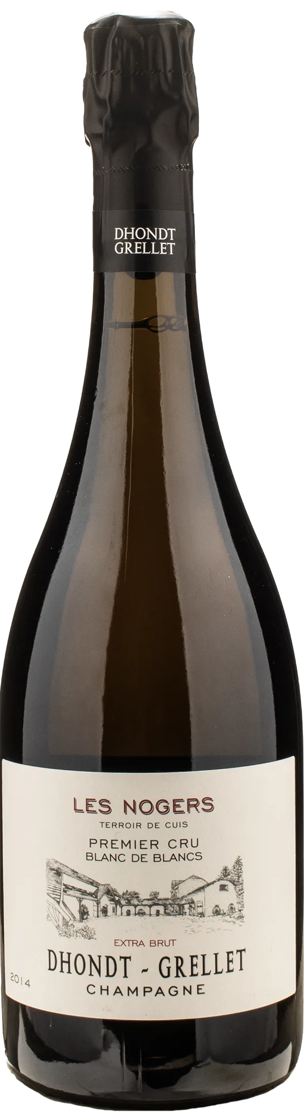 Dhondt Grellet Champagne 1er Cru Blanc de Blancs Extra Brut Les Nogers 2014