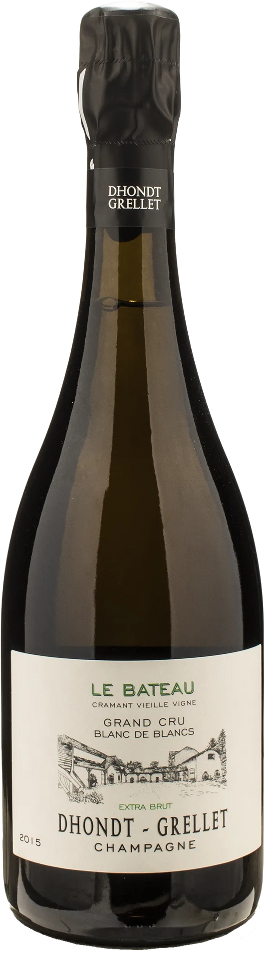 Dhondt Grellet Champagne Grand Cru Blanc de Blancs Extra Brut Le Bateau 2015