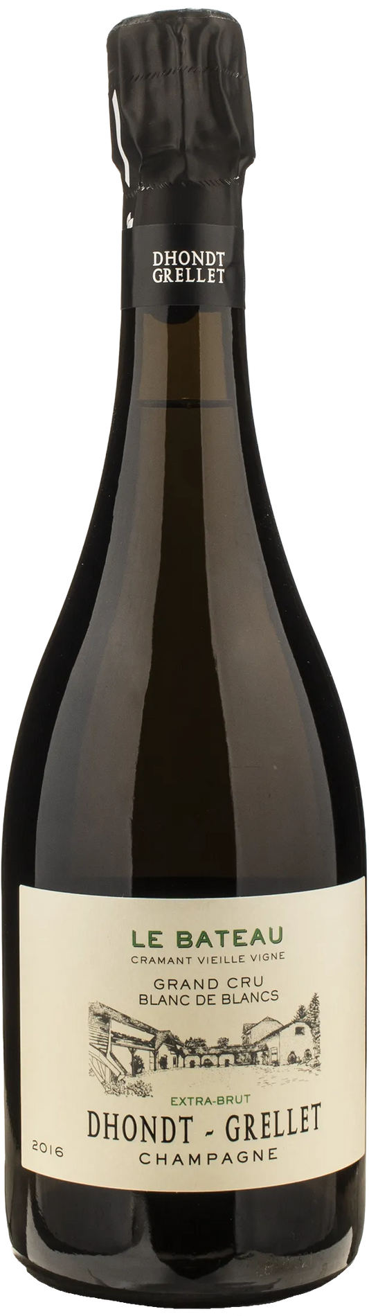 Dhondt Grellet Champagne Grand Cru Blanc de Blancs Extra Brut Le Bateau 2016