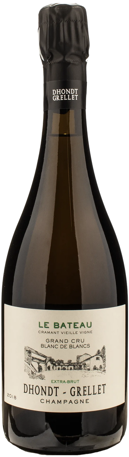 Dhondt Grellet Champagne Grand Cru Blanc de Blancs Extra Brut Le Bateau 2018
