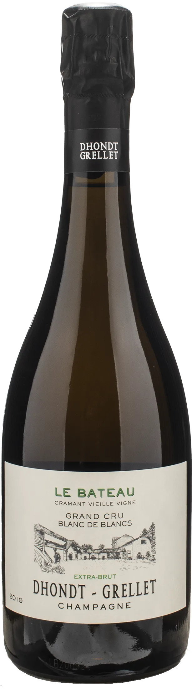 Dhondt Grellet Champagne Le Bateau Grand Cru Blanc de Blancs Extra Brut 2019