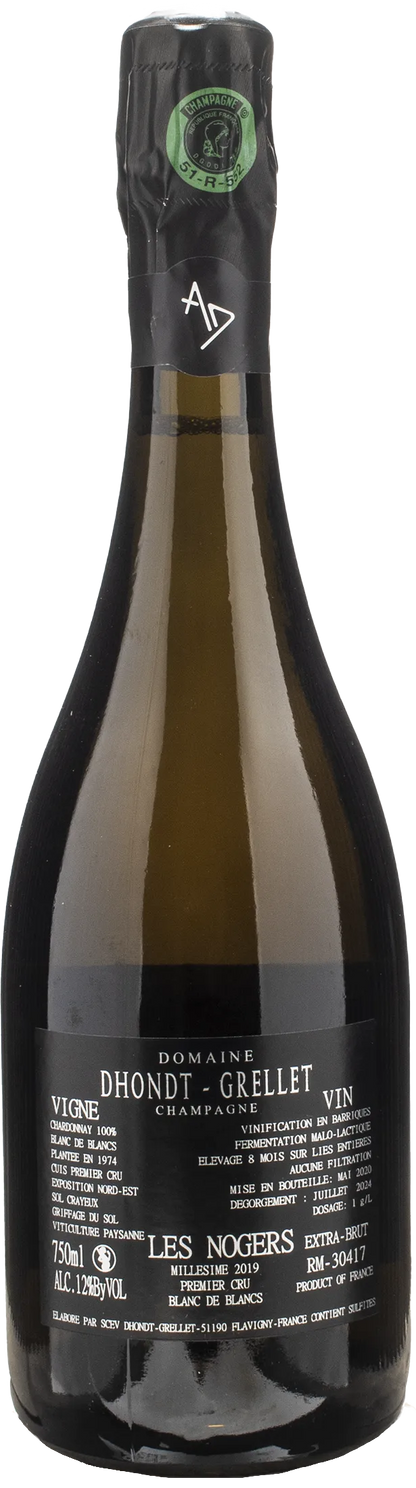 Dhondt Grellet Champagne Les Nogers 1er Cru Blanc de Blancs Extra Brut 2019