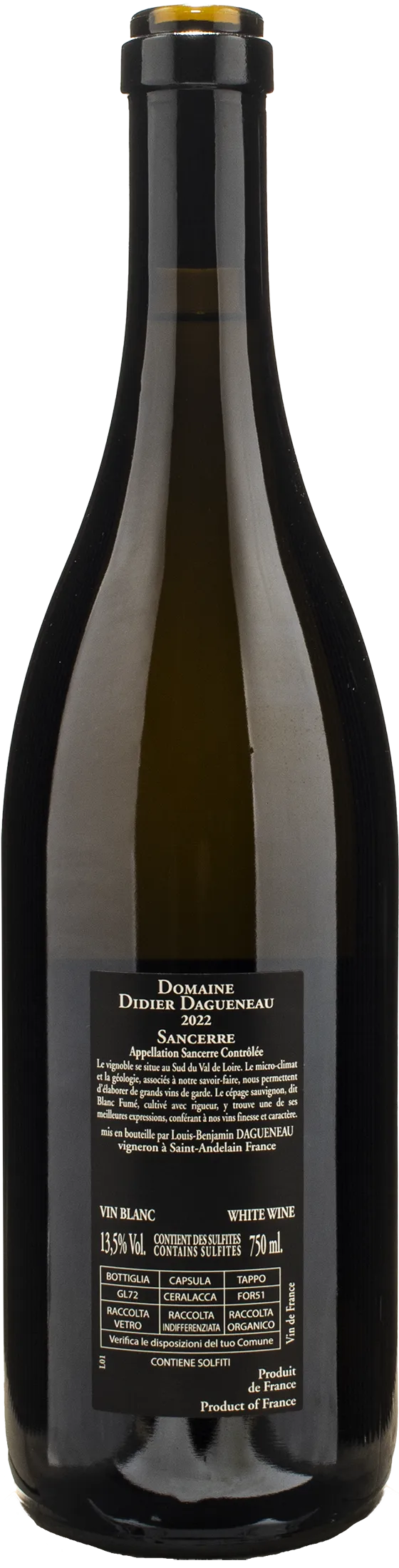 Didier Dagueneau Les Monts Damnes Chzugnul 2022