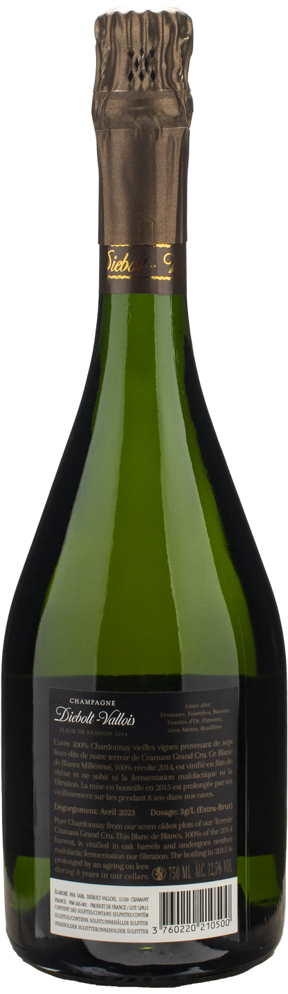 Diebolt Vallois Champagne Blanc de Blancs Fleur de Passion Extra Brut 2014