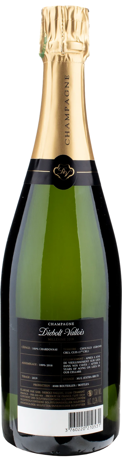 Diebolt Vallois Champagne Cuvee Extra Brut Millesime 2018