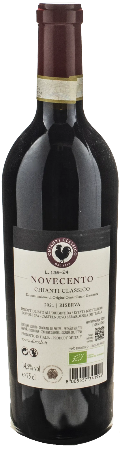 Dievole Chianti Classico Novecento Riserva 2021