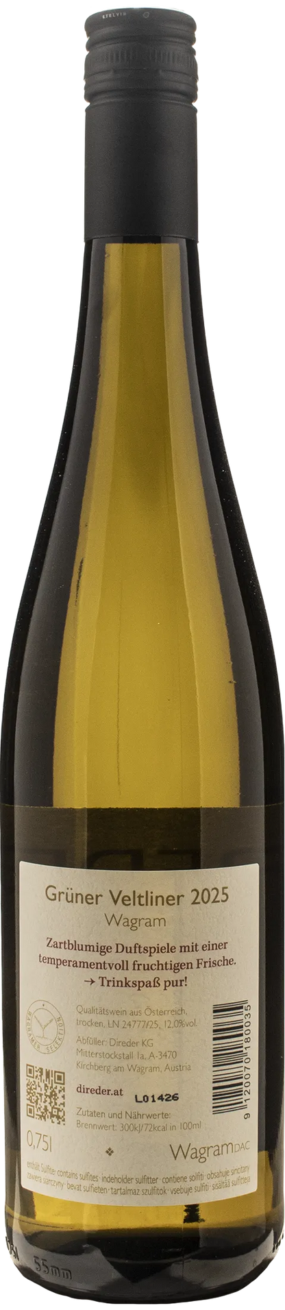 Direder Gruner Veltliner Wagram 2025