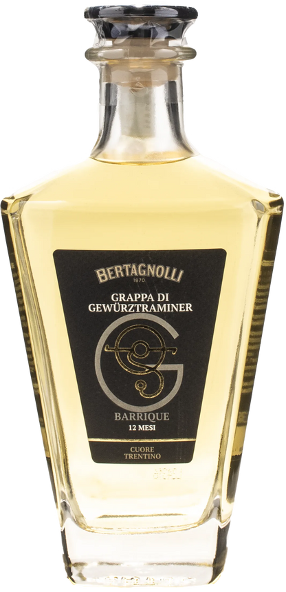 Distilleria Bertagnolli Grappa di Gewurztraminer Barrique 12 Mesi