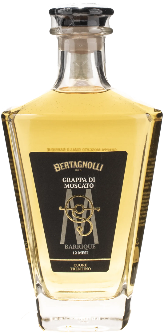 Distilleria Bertagnolli Grappa di Moscato Giallo Barrique 12 Mesi